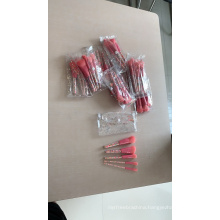 Candy Makeup Brush Set 5 PCS Transparent Crystal Handle Pink Eyeshadow Brush Flame Powder Brushes